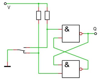 Schema Taster Entprellung